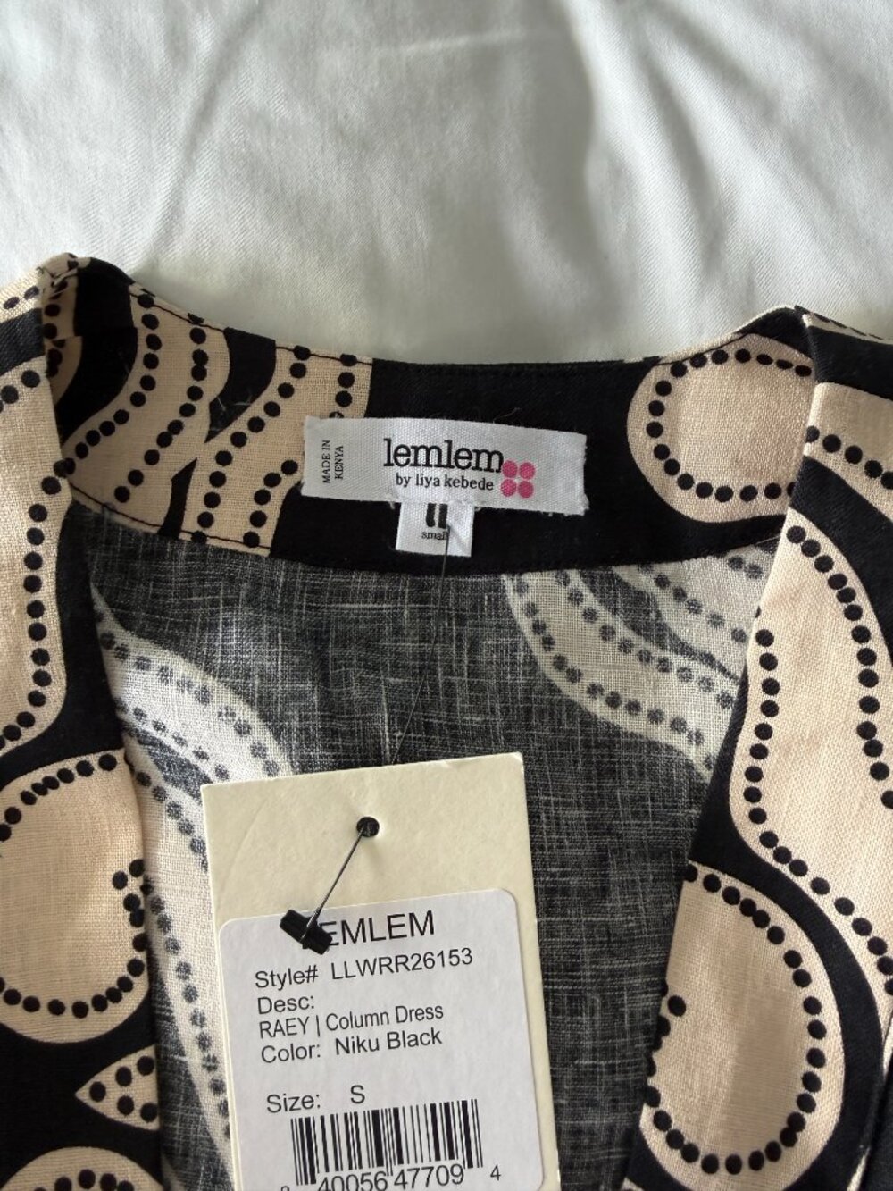 LEMLEM RAEY | Column Dress - Niku Black - Picture 7 of 10